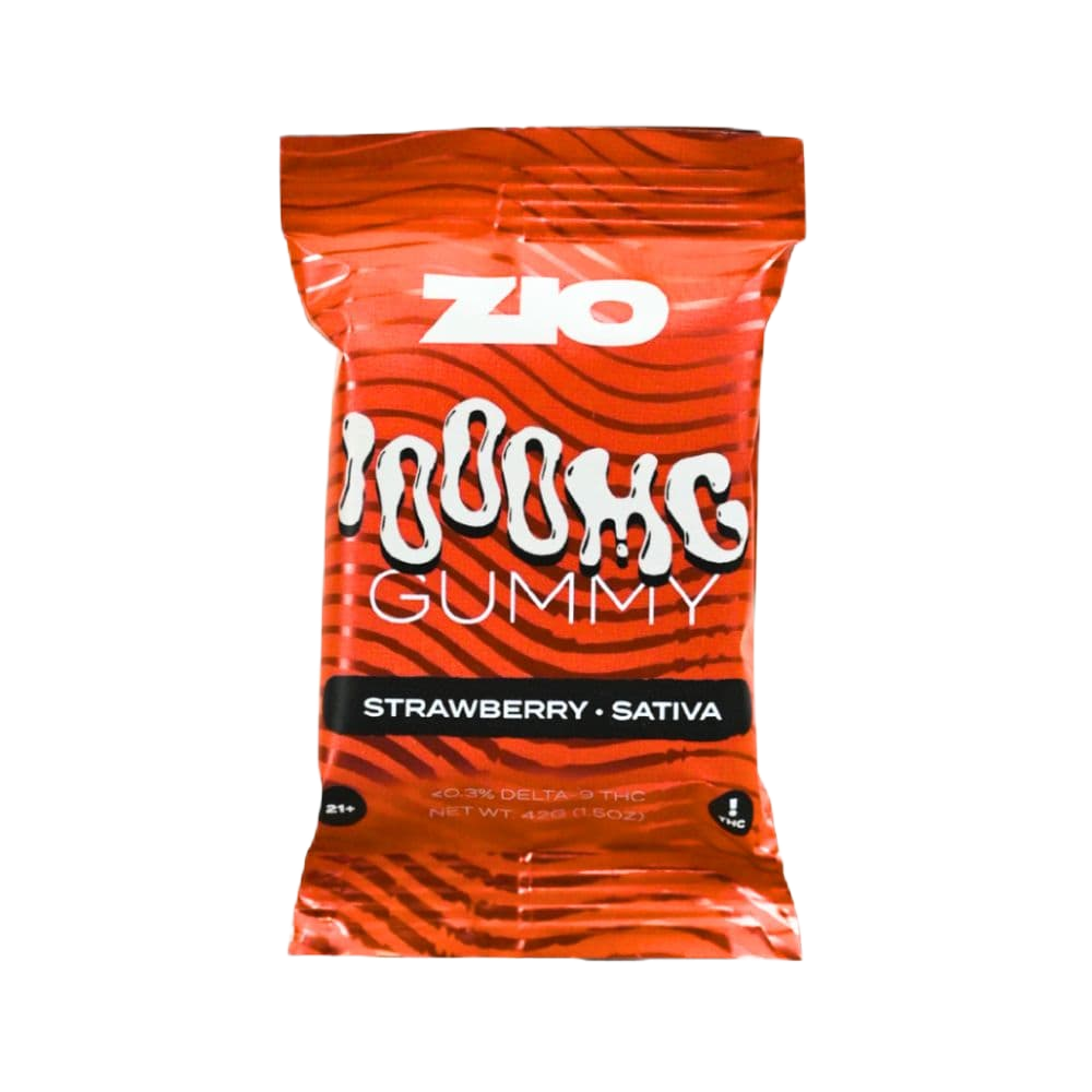 Zio Gummy 1000mg / Strawberry (Sativa)